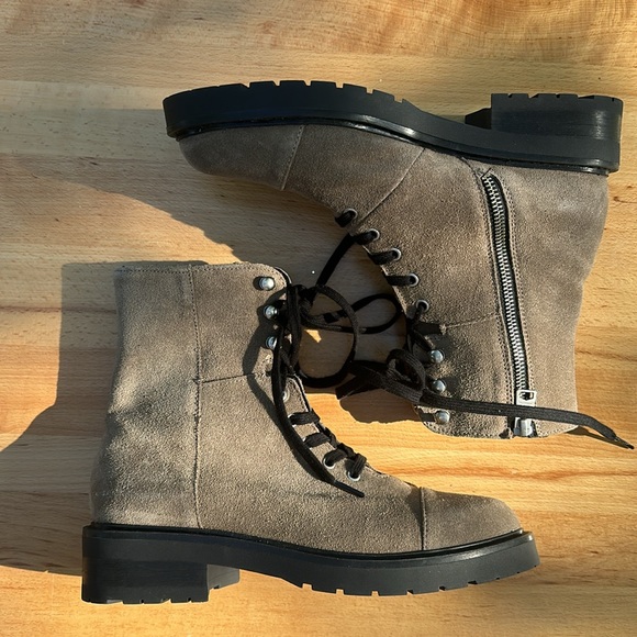 New ALL SAINTS Dusty Cap Toe Combat Boot - Picture 4 of 9